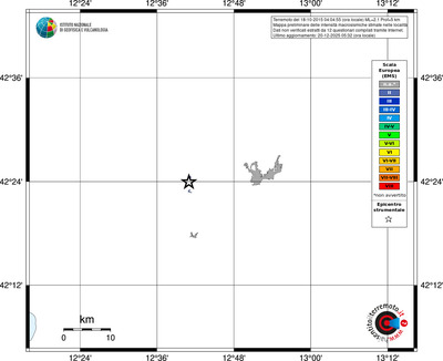 Mappa EMS - territori località