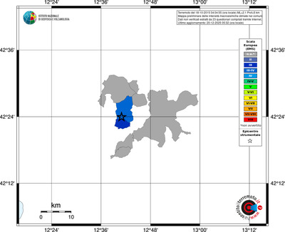 Mappa EMS - territori comuni