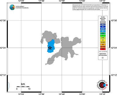Mappa MCS - territori comuni