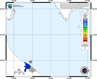 Mappa EMS - territori comuni