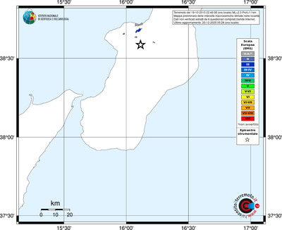 Mappa EMS - territori località