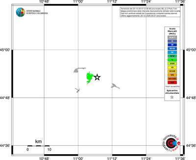 Mappa MCS - territori località