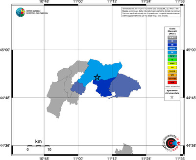 Mappa MCS - territori comuni