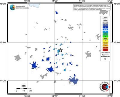 Mappa EMS - territori località