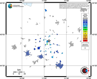Mappa MCS - territori località