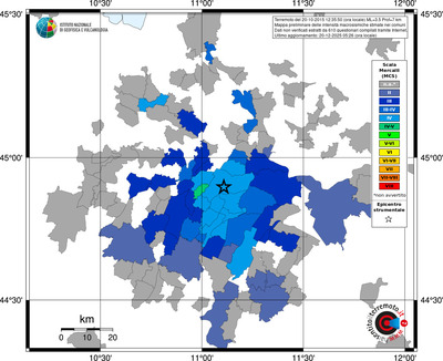 Mappa MCS - territori comuni