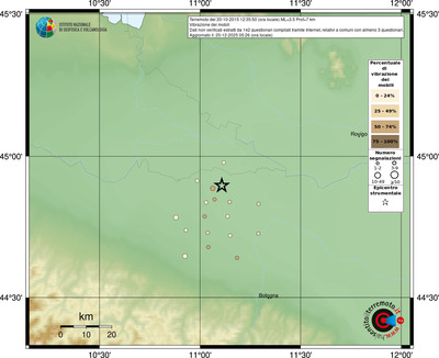 Mappa comuni con almeno 3 questionari