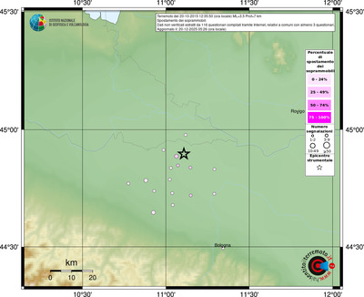 Mappa comuni con almeno 3 questionari