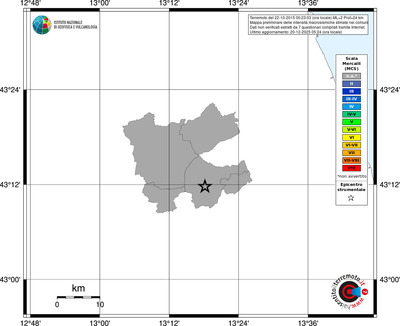 Mappa MCS - territori comuni