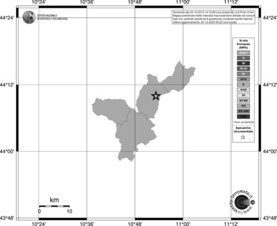 Mappa EMS - territori comuni