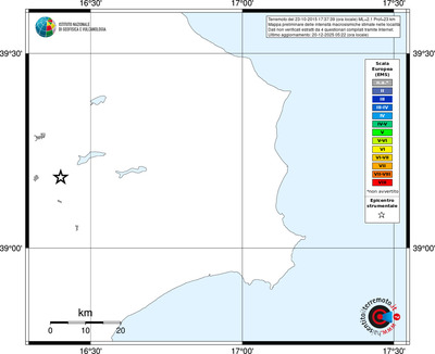 Mappa EMS - territori località