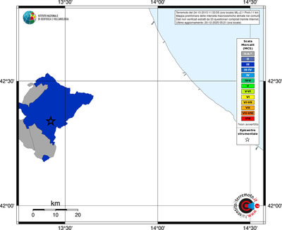 Mappa MCS - territori comuni