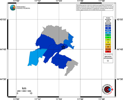 Mappa EMS - territori comuni