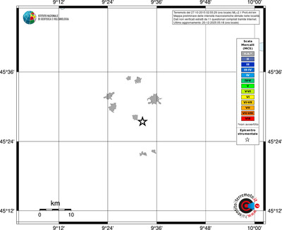 Mappa MCS - territori località