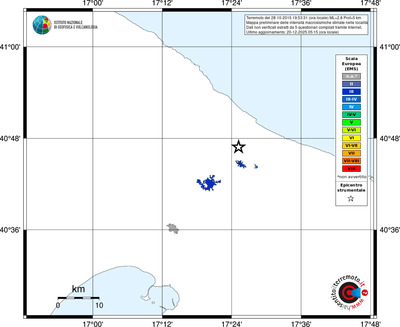 Mappa EMS - territori località