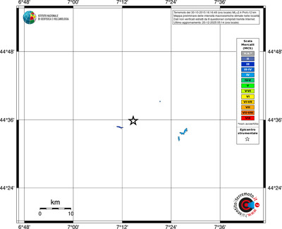 Mappa MCS - territori località