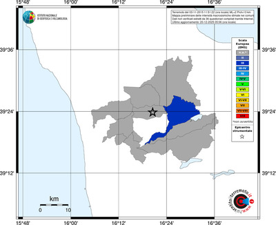 Mappa EMS - territori comuni
