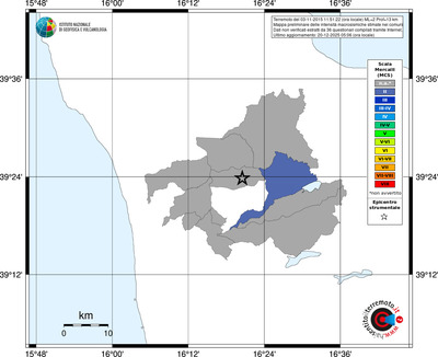 Mappa MCS - territori comuni