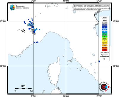 Mappa EMS - territori comuni