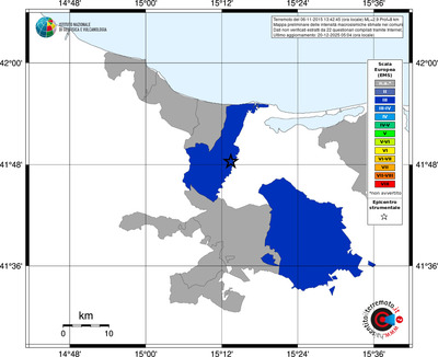 Mappa EMS - territori comuni