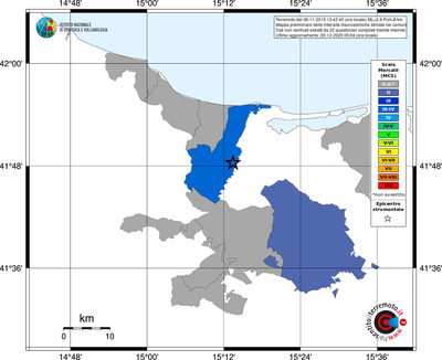 Mappa MCS - territori comuni