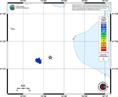 Mappa EMS - territori località