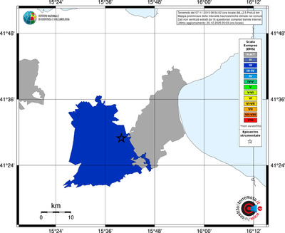Mappa EMS - territori comuni
