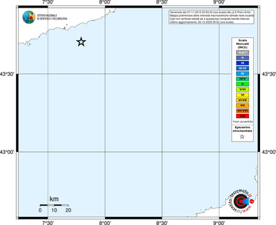 Mappa MCS - territori località