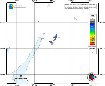Mappa MCS - territori località