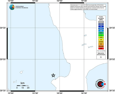 Mappa EMS - territori località