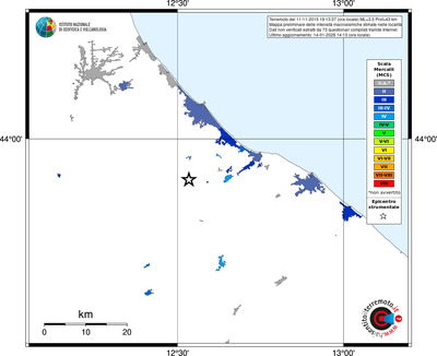 Mappa MCS - territori località