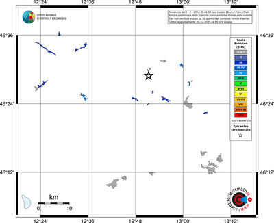 Mappa EMS - territori località