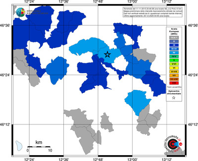 Mappa EMS - territori comuni