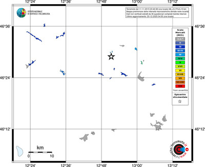 Mappa MCS - territori località