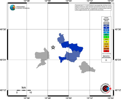 Mappa MCS - territori comuni