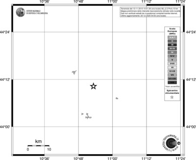 Mappa EMS - territori località