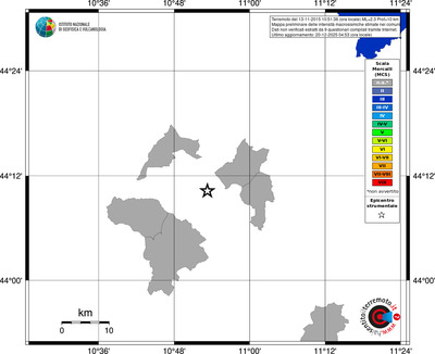Mappa MCS - territori comuni