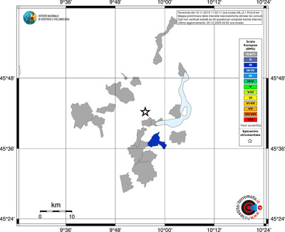 Mappa EMS - territori comuni