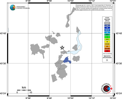 Mappa MCS - territori comuni