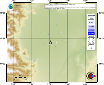 Mappa comuni con almeno 3 questionari