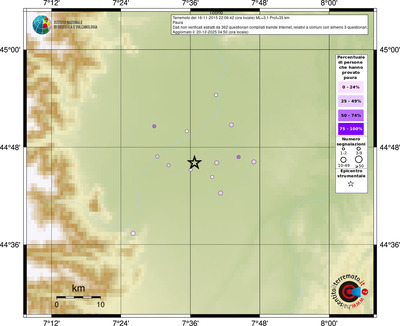Mappa comuni con almeno 3 questionari