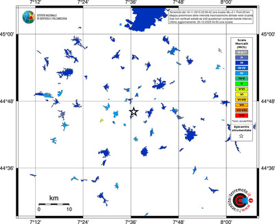 Mappa MCS - territori località