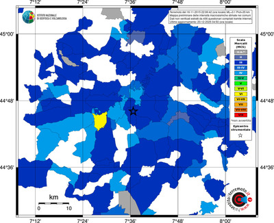 Mappa MCS - territori comuni