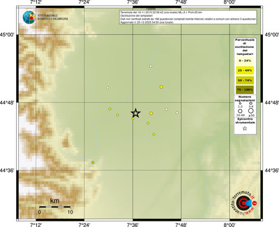 Mappa comuni con almeno 3 questionari