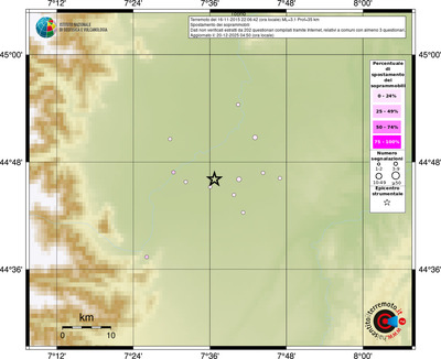 Mappa comuni con almeno 3 questionari