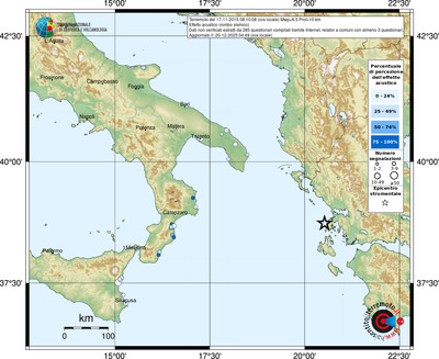 Mappa comuni con almeno 3 questionari