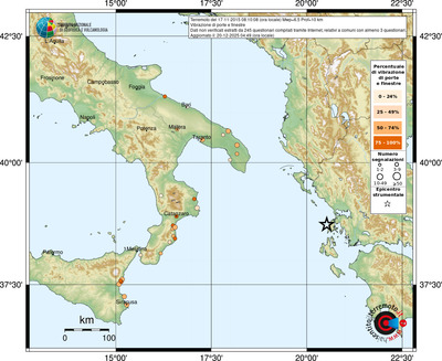Mappa comuni con almeno 3 questionari