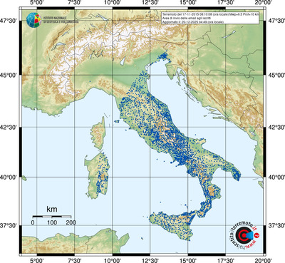 Area di invio delle email agli iscritti