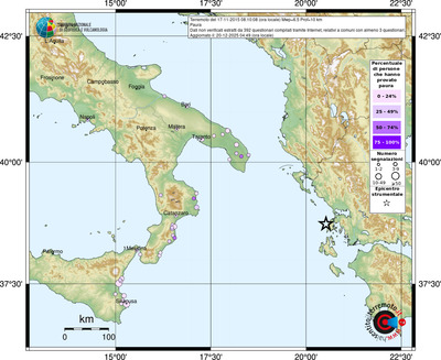 Mappa comuni con almeno 3 questionari