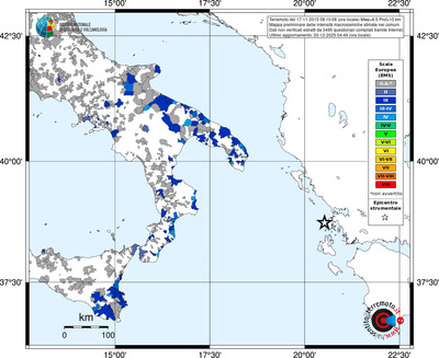 Mappa EMS - territori comuni